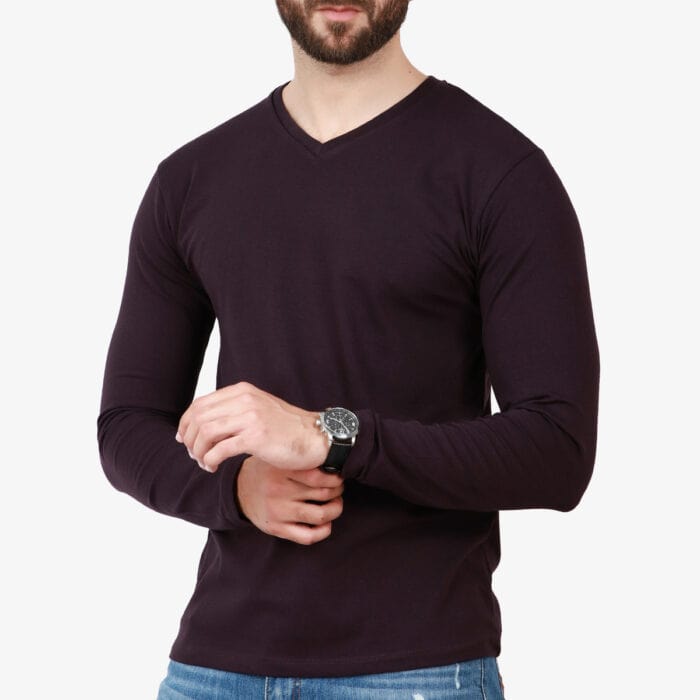 V-Neck Full Sleeves T-shirt V-Neck Full Sleeves T-shirt